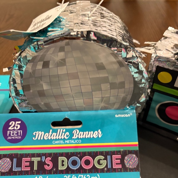 BRAND NEW Groovy Let’s Boogie Disco 80’s Theme Party - Picture 9 of 11